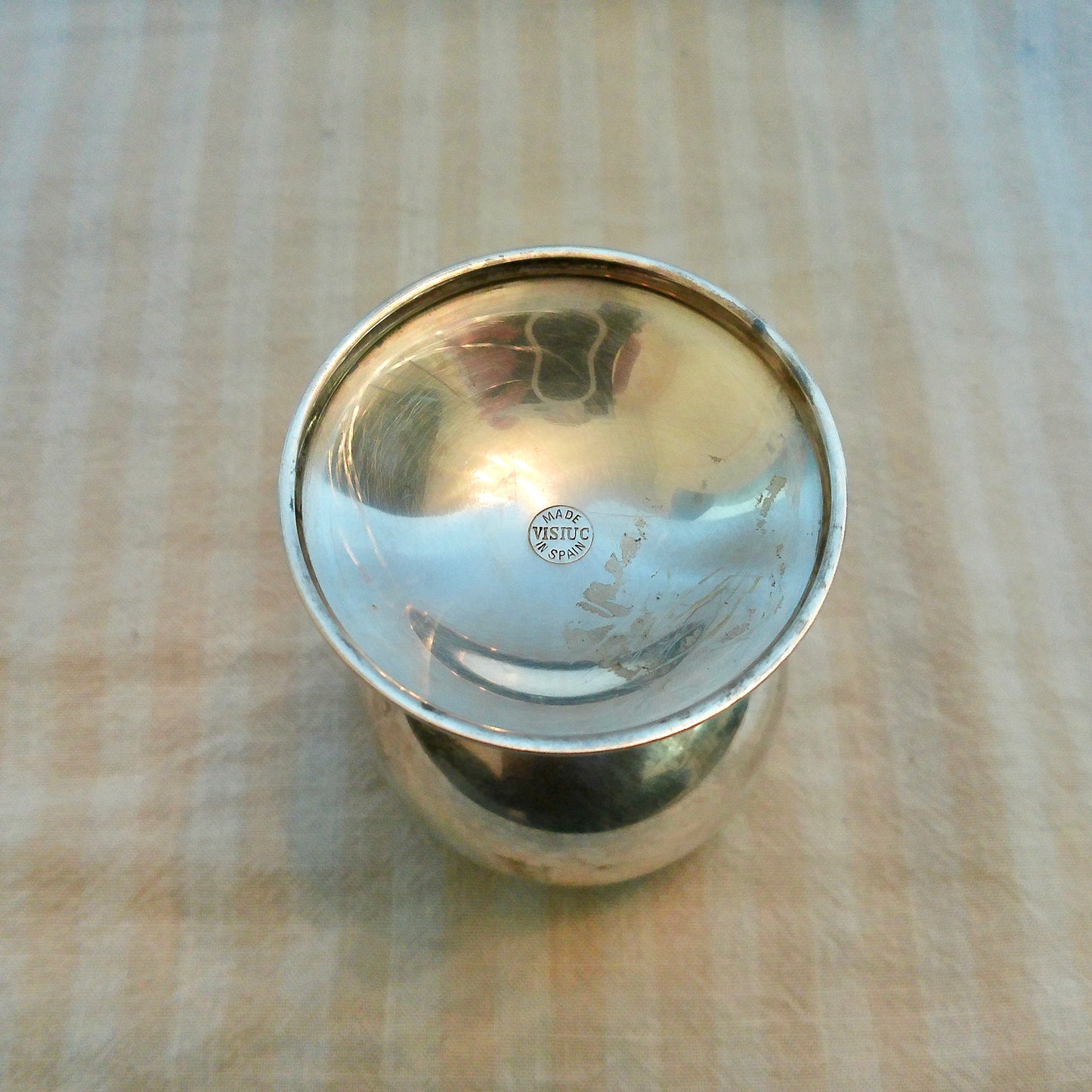 22 Small Silver Mini Goblets, Set of 6