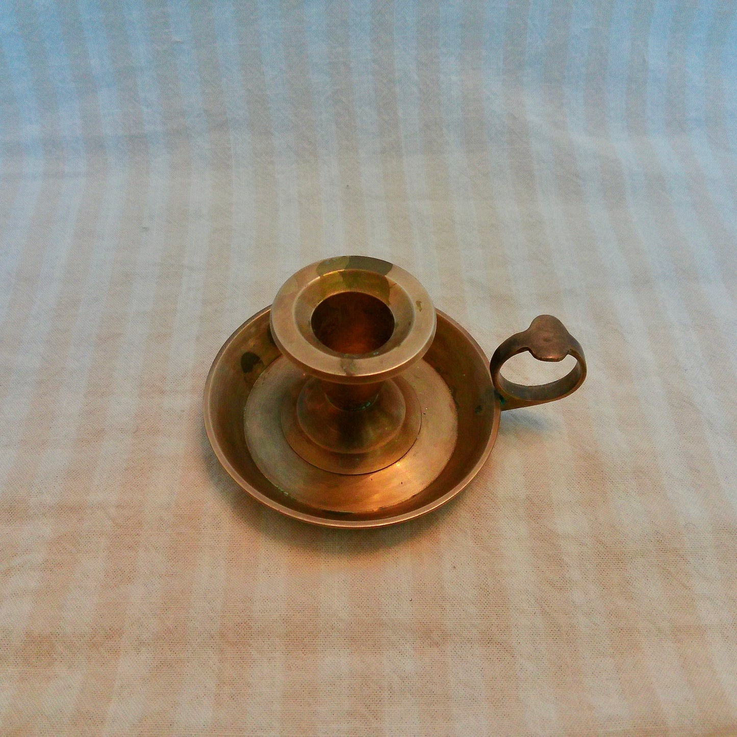 14 Small Brass Taper Candle Holder
