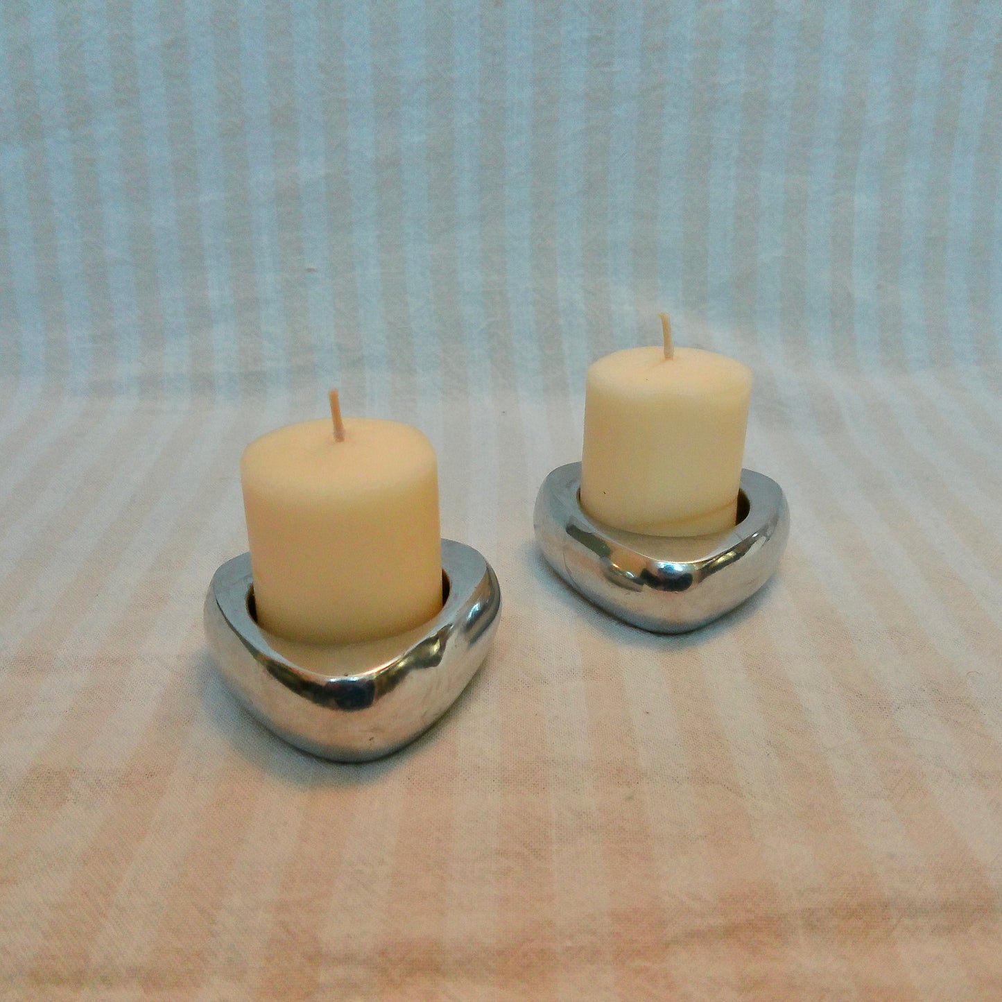 16 Geometric Nickel Tea Candle Holders