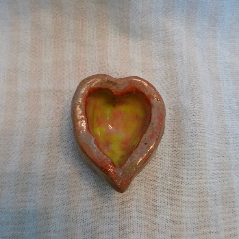 08 Handmade Ceramic Heart Ring Dish