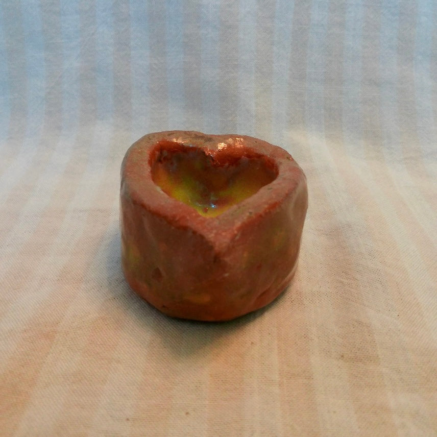 08 Handmade Ceramic Heart Ring Dish