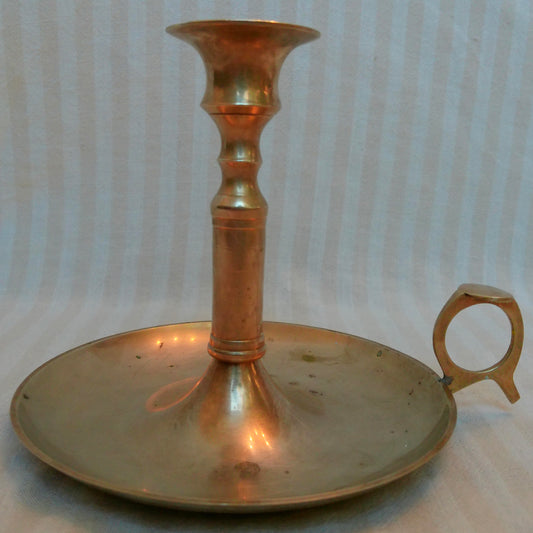01 Large Brass Taper Candle Holder